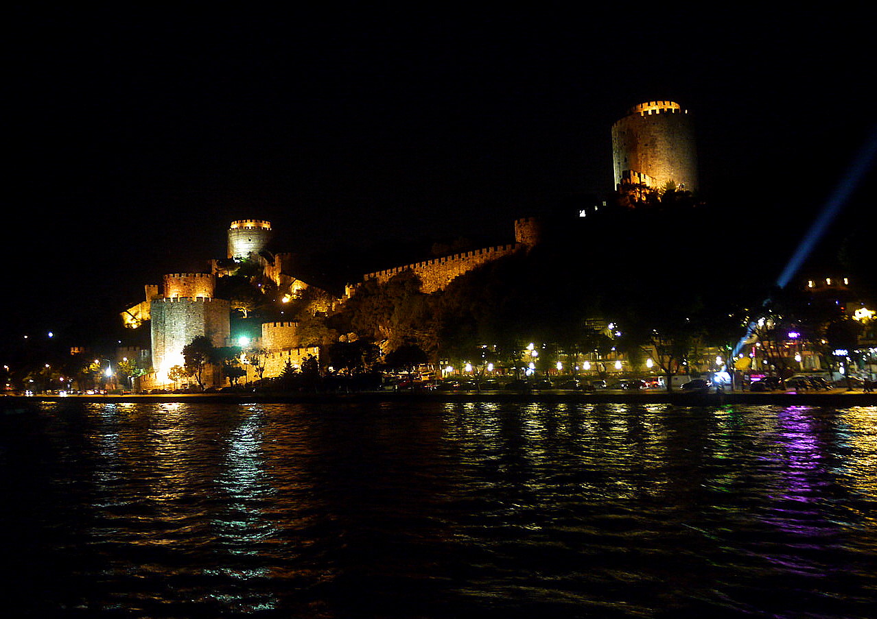 Bosphorus at night